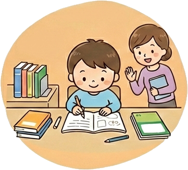 学研教室の様子