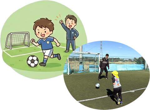HIRO SOCCER SCHOOLの様子