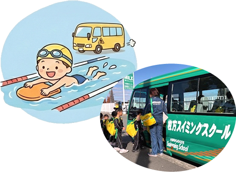 枚方スイミングスクールの様子